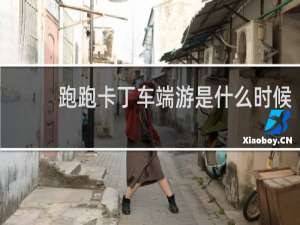 跑跑卡丁车端游是什么时候