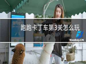 跑跑卡丁车第3关怎么玩
