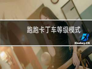 跑跑卡丁车等级模式