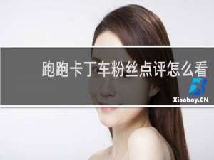 跑跑卡丁车粉丝点评怎么看