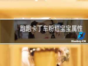 跑跑卡丁车粉红宝宝属性