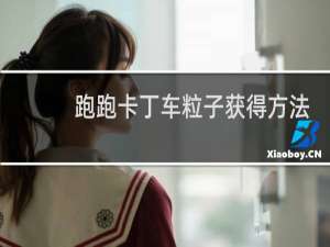 跑跑卡丁车粒子获得方法