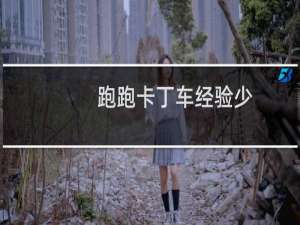 跑跑卡丁车经验少