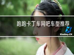 跑跑卡丁车网吧车型推荐