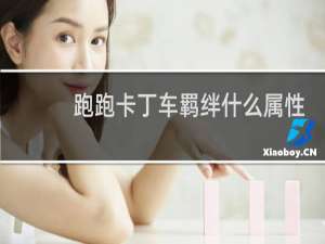 跑跑卡丁车羁绊什么属性