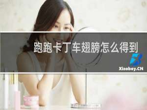 跑跑卡丁车翅膀怎么得到