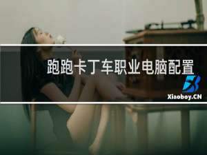 跑跑卡丁车职业电脑配置