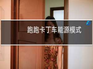 跑跑卡丁车能源模式