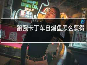 跑跑卡丁车自爆鱼怎么获得