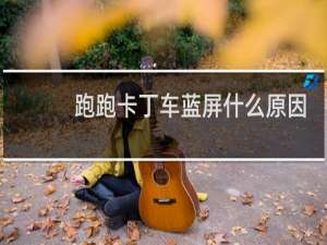 跑跑卡丁车蓝屏什么原因