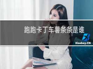 跑跑卡丁车薯条条是谁