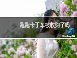 跑跑卡丁车被收购了吗