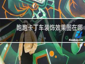 跑跑卡丁车装饰效果图在哪