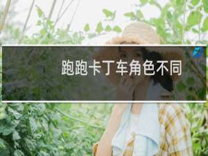 跑跑卡丁车角色不同