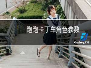 跑跑卡丁车角色参数