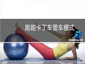 跑跑卡丁车警车模式