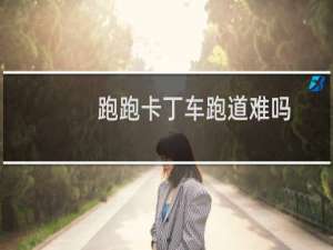 跑跑卡丁车跑道难吗