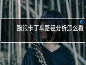 跑跑卡丁车路径分析怎么看