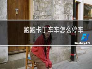 跑跑卡丁车车怎么停车
