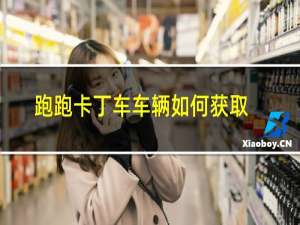 跑跑卡丁车车辆如何获取