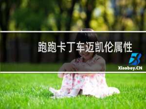 跑跑卡丁车迈凯伦属性