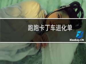 跑跑卡丁车进化单