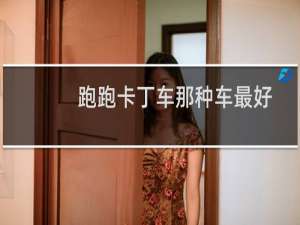 跑跑卡丁车那种车最好
