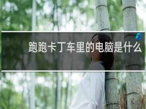 跑跑卡丁车里的电脑是什么