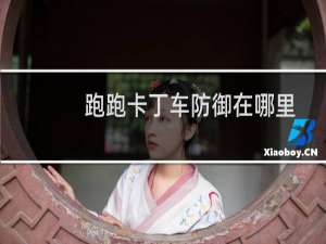 跑跑卡丁车防御在哪里