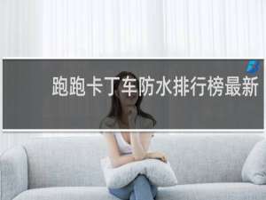 跑跑卡丁车防水排行榜最新
