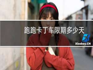 跑跑卡丁车限期多少天