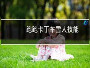 跑跑卡丁车雪人技能