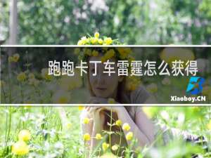 跑跑卡丁车雷霆怎么获得