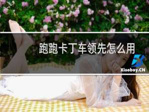 跑跑卡丁车领先怎么用