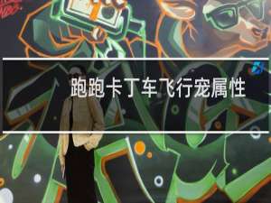 跑跑卡丁车飞行宠属性