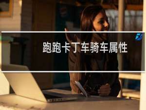 跑跑卡丁车骑车属性