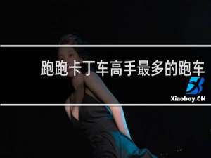 跑跑卡丁车高手最多的跑车