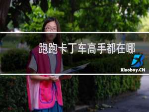 跑跑卡丁车高手都在哪