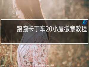 跑跑卡丁车 小屋徽章教程