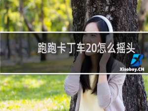 跑跑卡丁车 怎么摇头