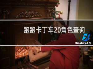 跑跑卡丁车 角色查询