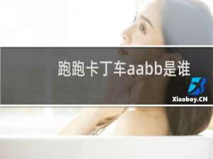 跑跑卡丁车aabb是谁