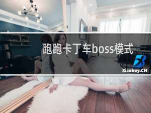 跑跑卡丁车boss模式