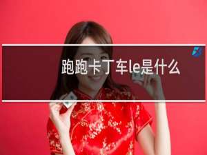 跑跑卡丁车le是什么