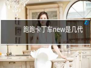 跑跑卡丁车new是几代