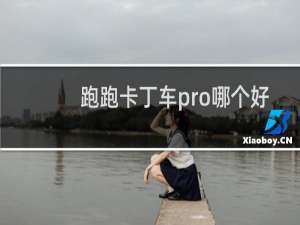 跑跑卡丁车pro哪个好