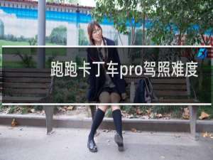 跑跑卡丁车pro驾照难度