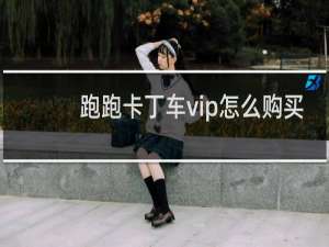 跑跑卡丁车vip怎么购买