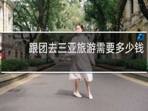 跟团去三亚旅游需要多少钱