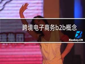 跨境电子商务b2b概念